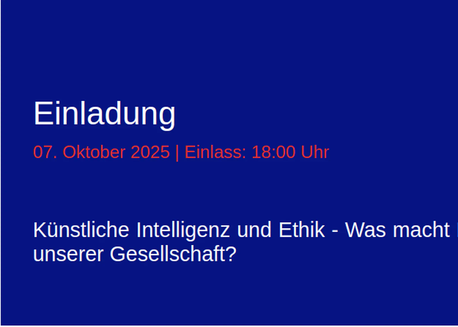 Künstliche Intelligenz und Ethik – Was macht KI mit unserer Gesellschaft?