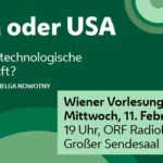 Wiener Vorlesung mit Misha Glenny und Helga Nowotny:  China oder USA - Wer hat die technologische Vorherrschaft?